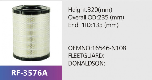 Фильтр воздушный RF-3576A (1/)
